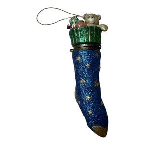 Katherine’s Collection hinged trinket box stocking ornament